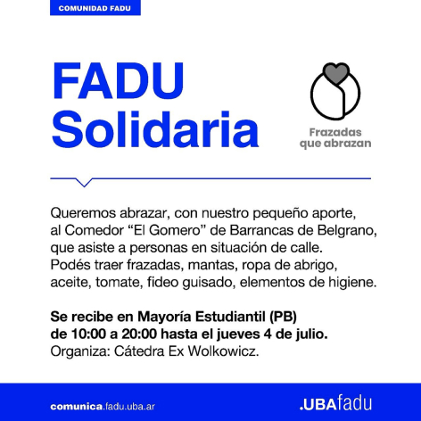 Actividad solidaria